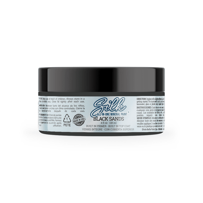 BLACK SANDS Silk All-In-One Mineral Paint - 118ml - 473ml - 946ml Dixie Belle Paint - Paint - All In One - Baillea's Interiors -