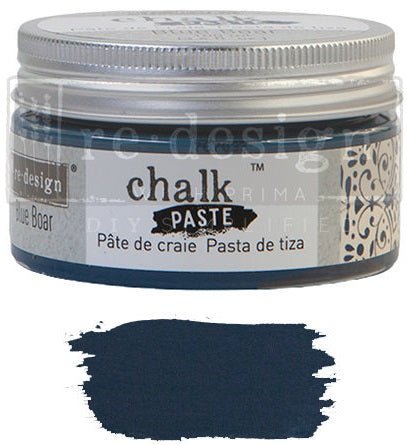 BLUE BOAR Chalk Paste Re-Design with Prima, Mixed Media - Raised Stencil Medium, 100ml - Chalk Paste - Baillea's Interiors -