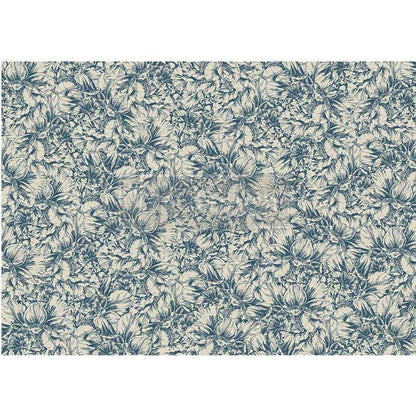 BLUE WALLPAPER - A1 Rice Paper for Decoupage - LARGE - 59.4cm x 84.1cm - Re-Design with Prima - Decoupage - Baillea's Interiors -