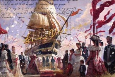 BON VOYAGE - Decor Weave for Decoupage – 85.5cm x 59.5cm - Hokus Pokus - Decoupage - Baillea's Interiors -