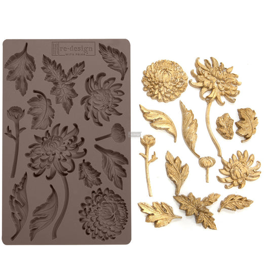 BOTANIST FLORAL Decor Mould Re-Design with Prima 8" x 5" - Moulds - Baillea's Interiors -