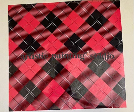 BUFFALO PLAID FOIL - Rub On Metallic Foil by APS - Textile Friendly - Foils - Baillea's Interiors -