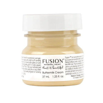 BUTTERMILK CREAM - Fusion Mineral Paint - 37ml, 500ml - Paint - All In One - Baillea's Interiors -