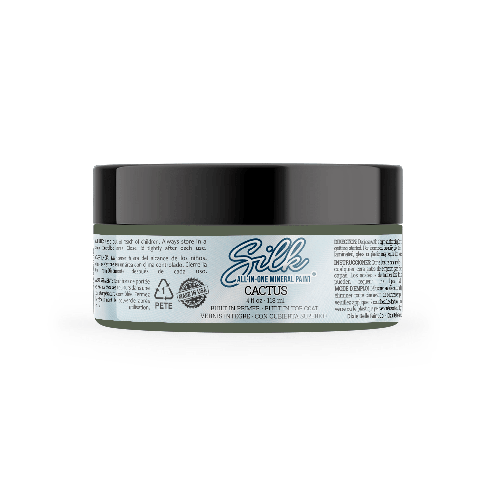 CACTUS Silk All-In-One Mineral Paint - 118ml - 473ml - 946ml - Dixie Belle Paint - Paint - All In One - Baillea's Interiors -