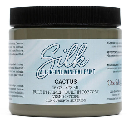 CACTUS Silk All-In-One Mineral Paint - 118ml - 473ml - 946ml - Dixie Belle Paint - Paint - All In One - Baillea's Interiors -