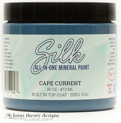 CAPE CURRENT Silk All-In-One Mineral Paint - 118ml - 473ml - Dixie Belle Paint - Paint - All In One - Baillea's Interiors -