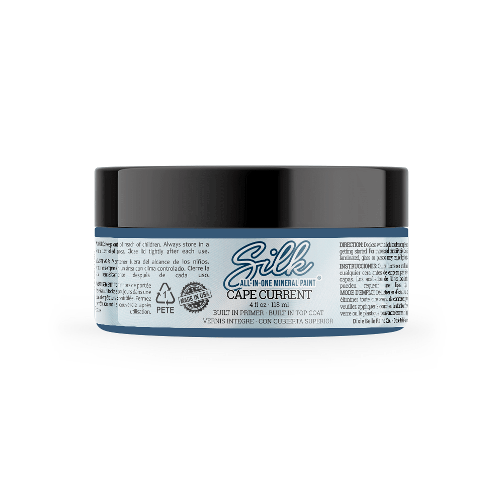 CAPE CURRENT Silk All-In-One Mineral Paint - 118ml - 473ml - Dixie Belle Paint - Paint - All In One - Baillea's Interiors -