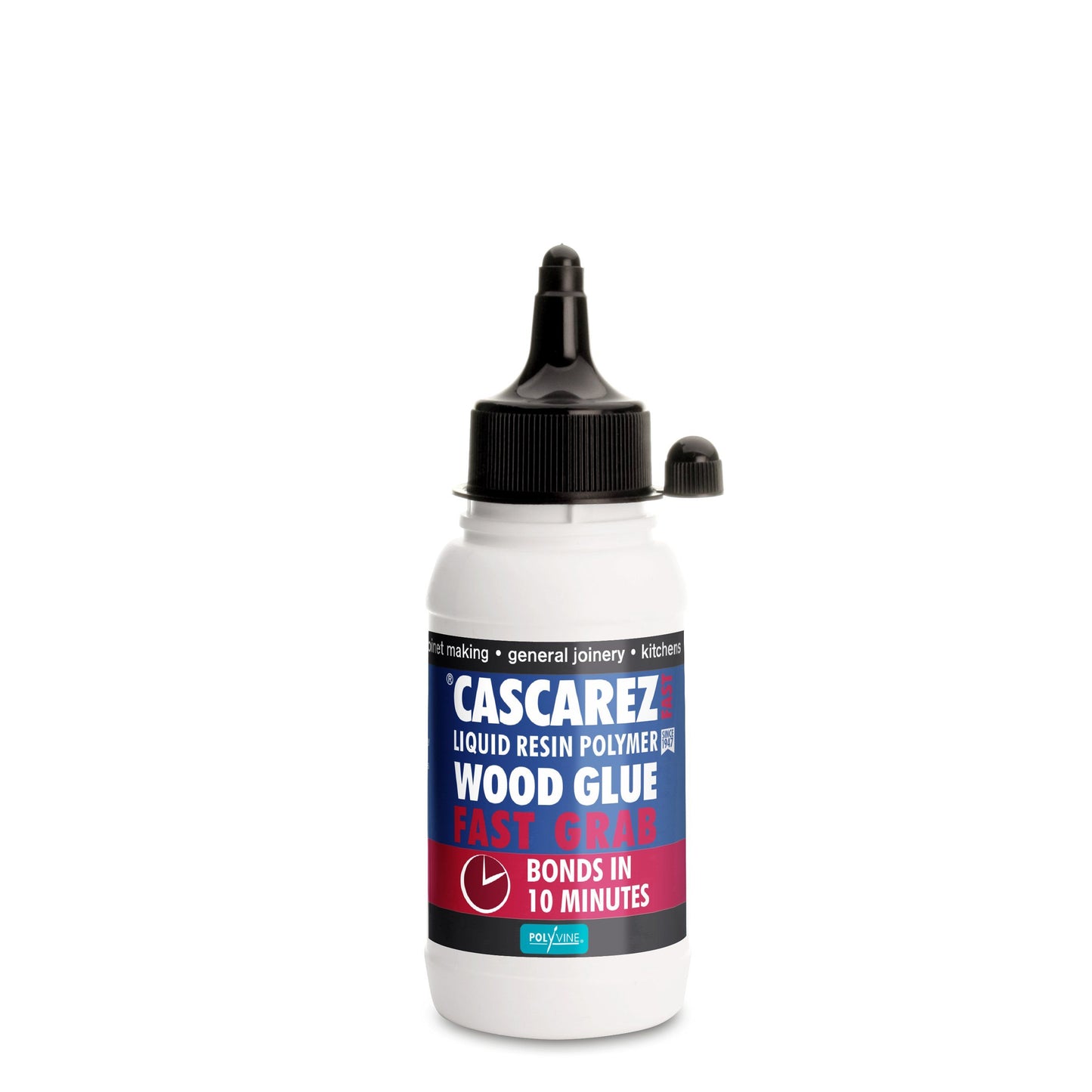 Polyvine Cascarez Fast Grab Wood Glue 125ml, 250ml, 500ml, 1 litre