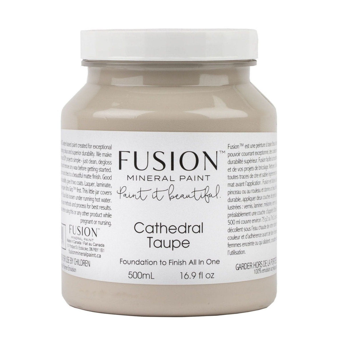 CATHEDRAL TAUPE - Fusion Mineral Paint - 37ml, 500ml - Paint - All In One - Baillea's Interiors -