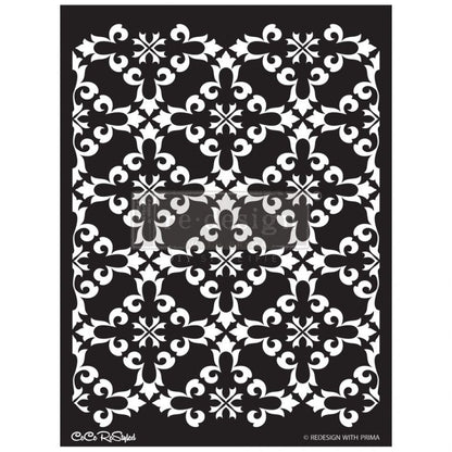 CECE Gothic Trellis - Decor Stencils 46 cm x 65 cm by ReDesign with Prima - Stencil - Baillea's Interiors -
