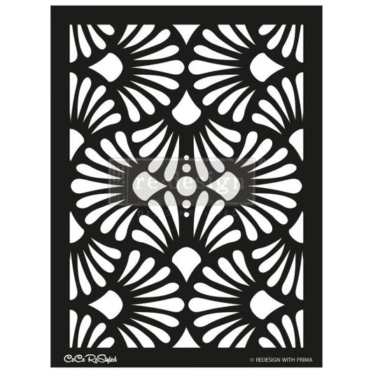 CECE Modern Deco Decor Stencils 46 cm x 65 cm by ReDesign with Prima - Stencil - Baillea's Interiors -