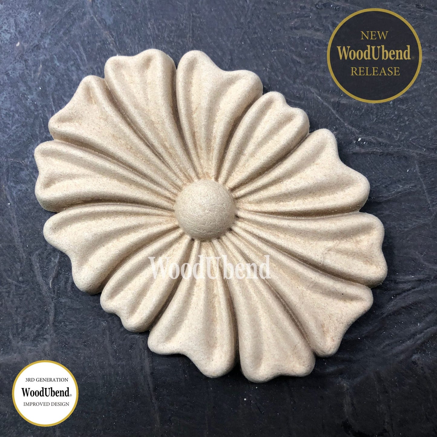 CENTERPIECE Decorative Antique Moulding Applique WoodUbend 1333.10 - Moulding - Baillea's Interiors -
