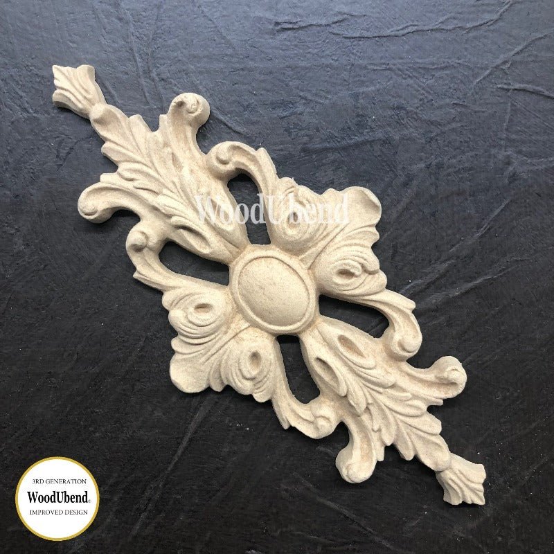 CENTERPIECE Decorative Antique Moulding Applique WoodUbend 1339 - Moulding - Baillea's Interiors -