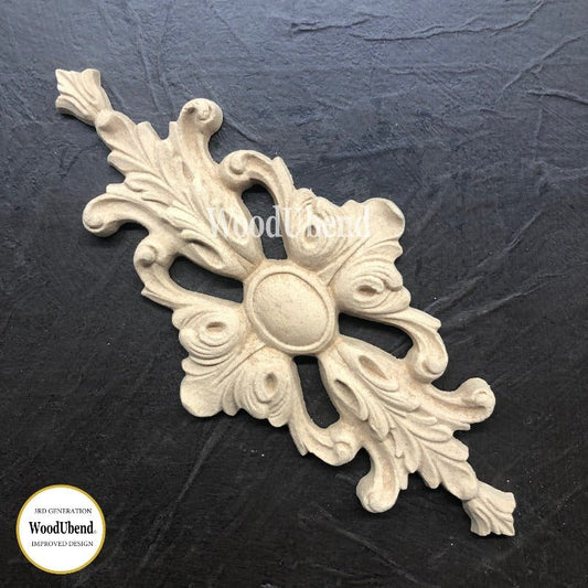 CENTERPIECE Decorative Antique Moulding Applique WoodUbend 1339 - Moulding - Baillea's Interiors -