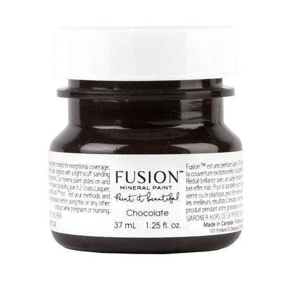 CHOCOLATE - Fusion Mineral Paint - 37ml, 500ml - Paint - All In One - Baillea's Interiors -