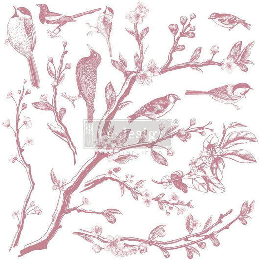 Clear Cling Decor Stamp - Springtime - ReDesign with Prima - 13 piece - Stamp - Baillea's Interiors -