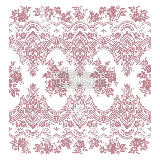 Clear Cling Decor Stamp - Vintage Wallpaper - ReDesign with Prima - 3 piece - Stamp - Baillea's Interiors -