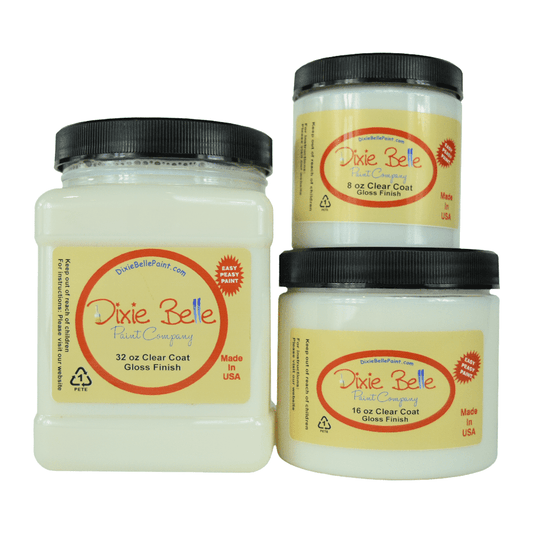 CLEAR COAT - Gloss - 8oz/236ml, 16oz/472ml - Varnish - Baillea's Interiors -