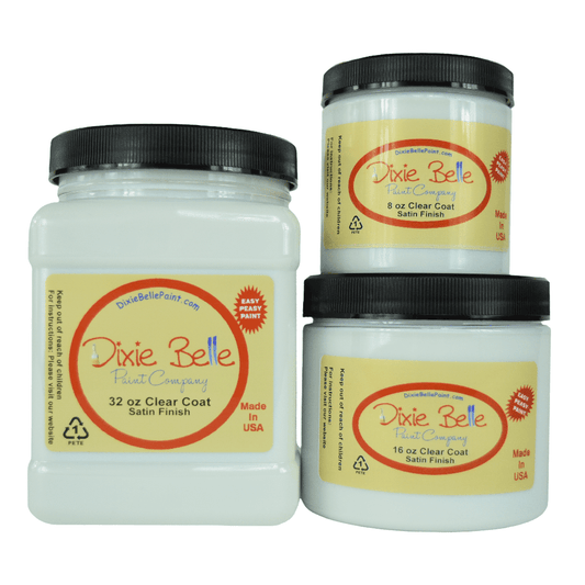 CLEAR COAT - Satin - 8oz/236ml, 16oz/472ml - Varnish - Baillea's Interiors -