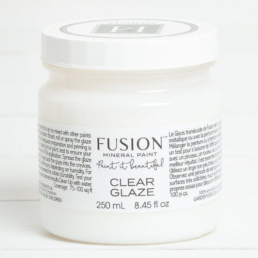 CLEAR GLAZE Use To Mix Your Own Coloured Glaze - 250ml - Fusion