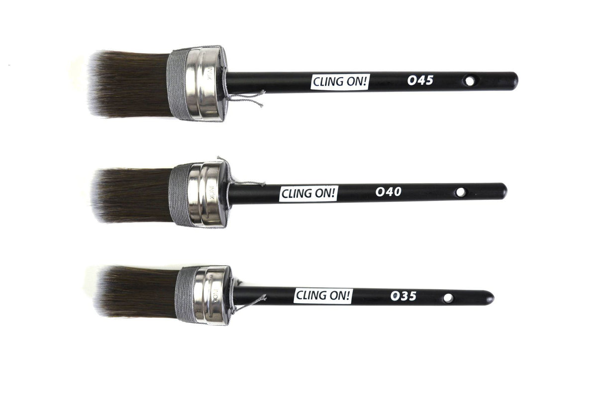 CLING ON Oval Synthetic Furniture Paint Brush - various sizes - Brush - Baillea's Interiors -