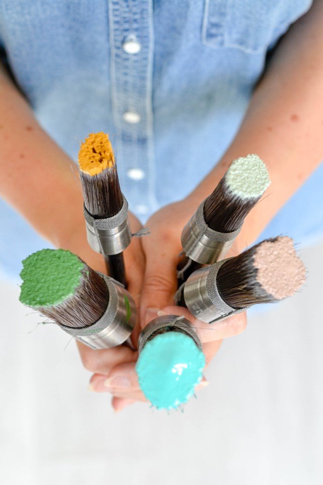 CLING ON Round Synthetic Furniture Paint Brush - various sizes - Brush - Baillea's Interiors -