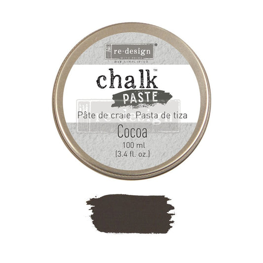 COCOA Chalk Paste Re-Design with Prima, Mixed Media - Raised Stencil Medium, 100ml - Chalk Paste - Baillea's Interiors -