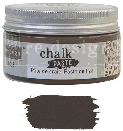 COCOA Chalk Paste Re-Design with Prima, Mixed Media - Raised Stencil Medium, 100ml - Chalk Paste - Baillea's Interiors -