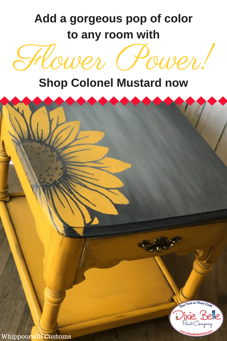 COLONEL MUSTARD - Dixie Belle - Yellow Chalk Mineral Paint - 118ml - 236ml - 473ml - 946ml - Paint - Chalk and Mineral - Baillea's Interiors -