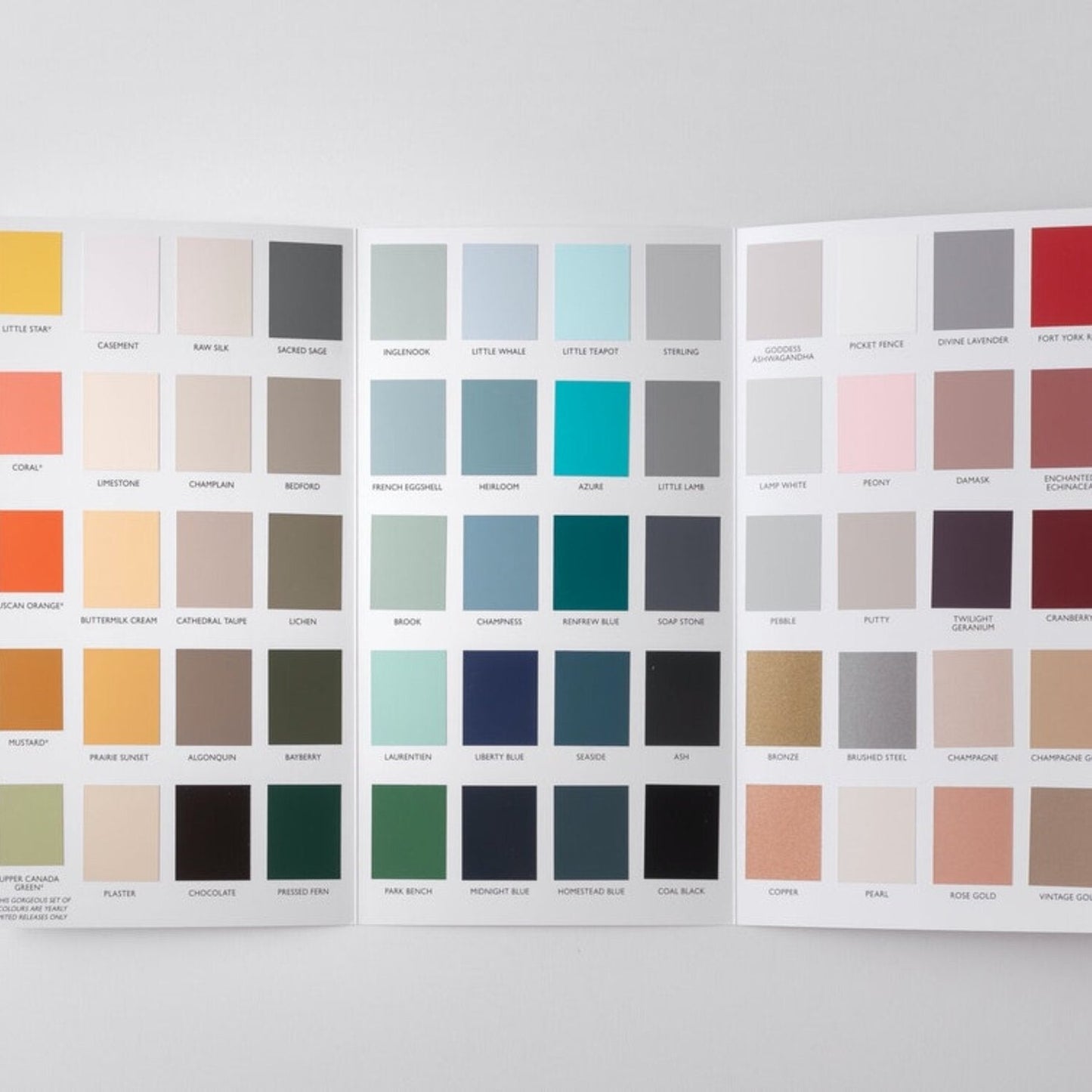 Colour Chart Fusion Mineral Paint 2024 - Paint - All In One - Baillea's Interiors -