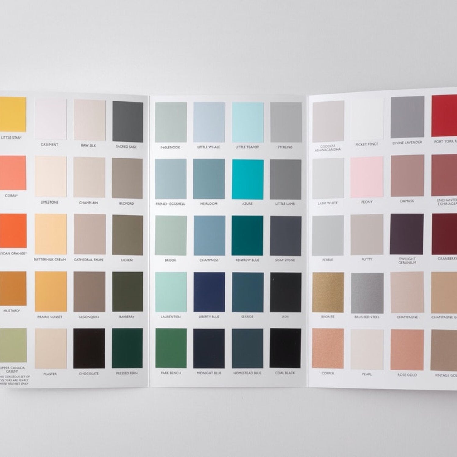 Colour Chart Fusion Mineral Paint 2024 - Paint - All In One - Baillea's Interiors -