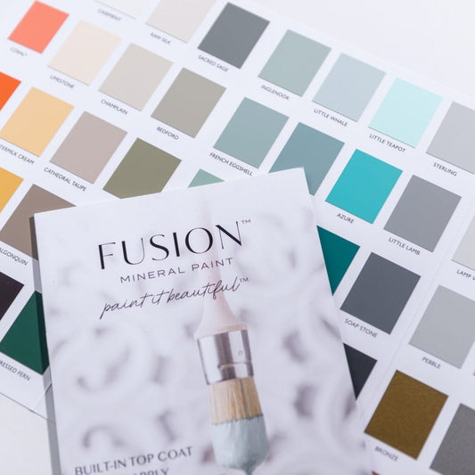 Colour Chart Fusion Mineral Paint 2024 - Paint - All In One - Baillea's Interiors -