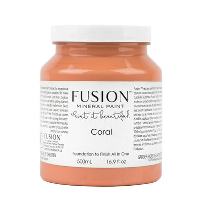 CORAL - Fusion Mineral Paint - 37ml, 500ml - Paint - All In One - Baillea's Interiors -