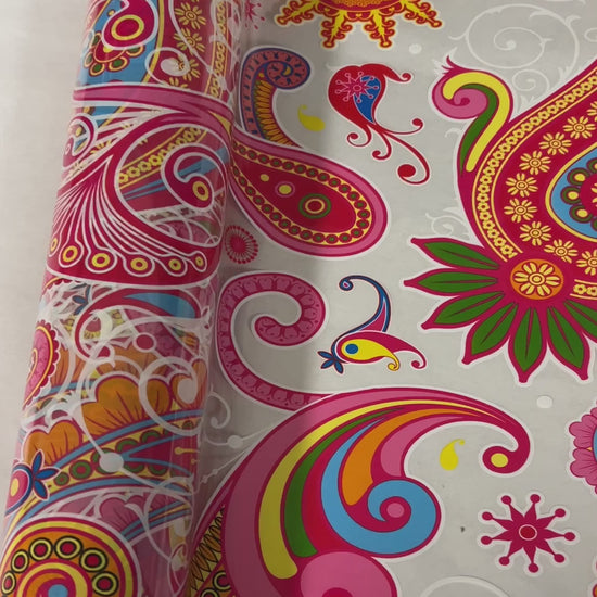 PAISLEY - Rub On Metallic Foil by APS - Textile Friendly