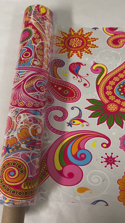 PAISLEY - Rub On Metallic Foil by APS - Textile Friendly