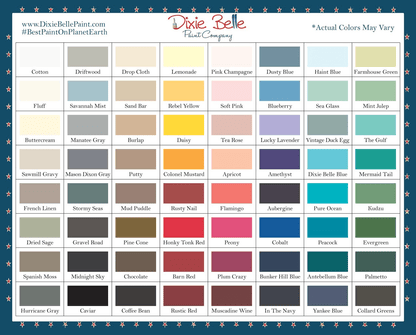 DAISY - Dixie Belle - Vibrant Yellow Mineral Chalk Paint - 118ml/4oz - 236ml/8oz - 473ml/16oz - 946ml - Paint - Chalk and Mineral - Baillea's Interiors -