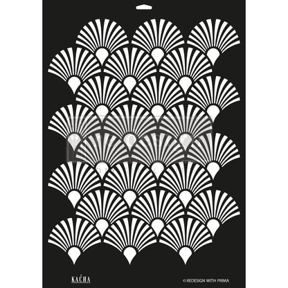 DECO PEACOCK Decor Stencils 46 cm x 61 cm by ReDesign with Prima - Stencil - Baillea's Interiors -