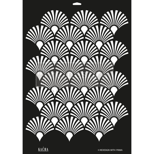 DECO PEACOCK Decor Stencils 46 cm x 61 cm by ReDesign with Prima - Stencil - Baillea's Interiors -
