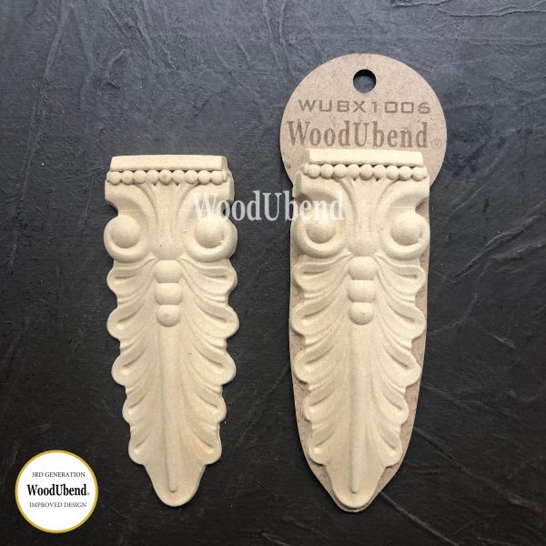 DECORATIVE CORBEL Pair Decorative Antique Moulding Applique WoodUbend 1006 - Moulding - Baillea's Interiors -