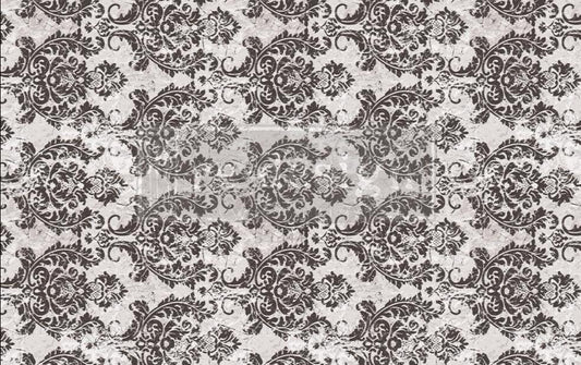 Decoupage Decor Tissue Paper - EVENING DAMASK - 49.5cm x 76.2cm - Re-Design with Prima - Decoupage - Baillea's Interiors -