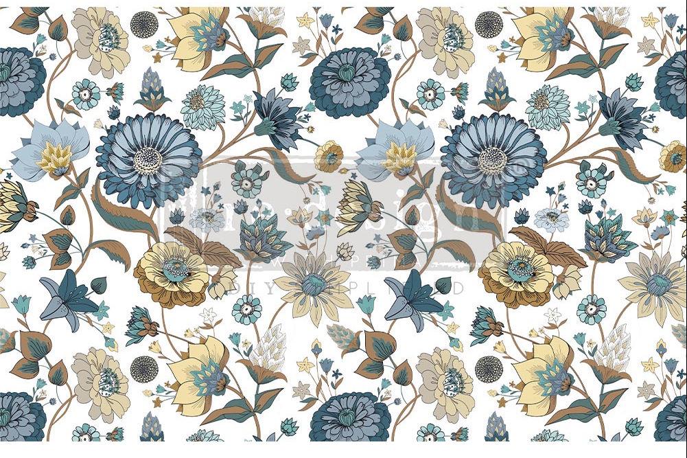Decoupage Decor Tissue Paper - GARDEN WALTZ - 49.5cm x 76.2cm - Re-Design with Prima - Decoupage - Baillea's Interiors -