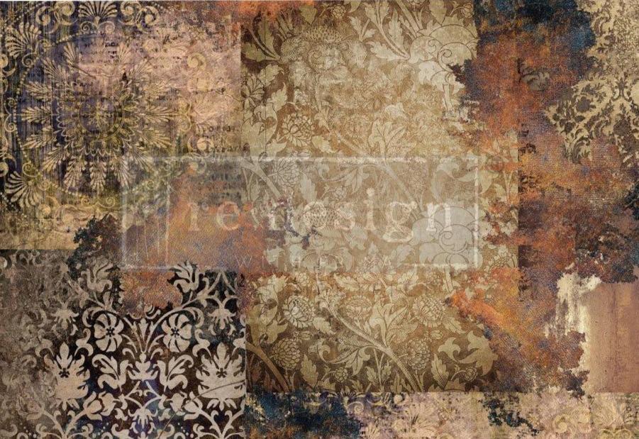Decoupage Decor Tissue Paper - GOTHIC RHAPSODY - 49cm X 76cm Re-Design with Prima - Decoupage - Baillea's Interiors -