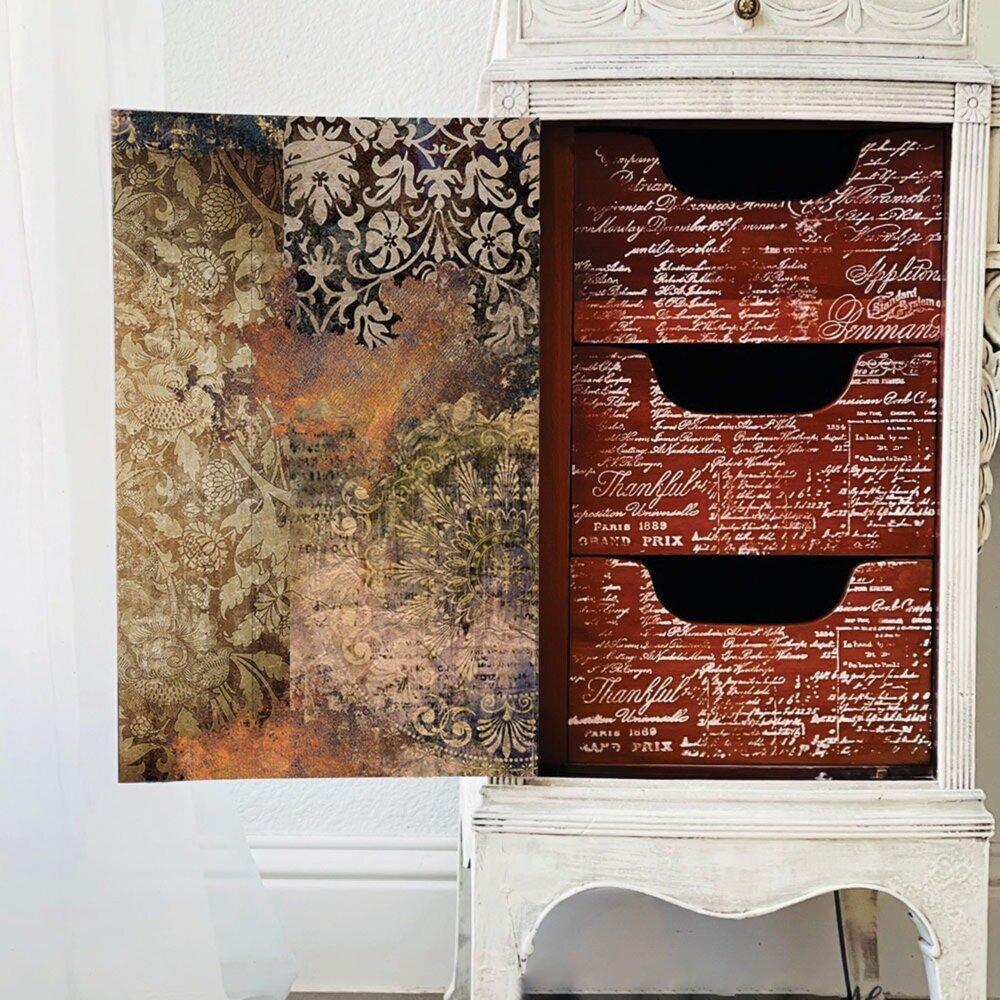 Decoupage Decor Tissue Paper - GOTHIC RHAPSODY - 49cm X 76cm Re-Design with Prima - Decoupage - Baillea's Interiors -