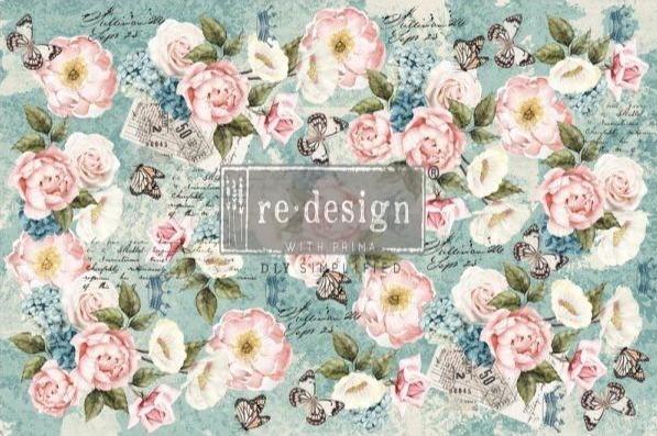 Decoupage Decor Tissue Paper – MULBERRY ZOLA – 2 Sheets (19″ X 30″) Re-Design with Prima - Decoupage - Baillea's Interiors -