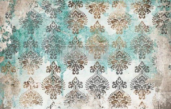 Decoupage Decor Tissue Paper - PATINA FLOURISH - 48.3 cm x 76.2 cm Re-Design with Prima - Decoupage - Baillea's Interiors -