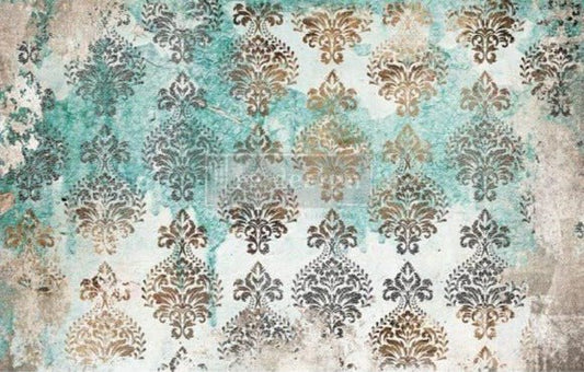 Decoupage Decor Tissue Paper - PATINA FLOURISH - 48.3 cm x 76.2 cm Re-Design with Prima - Decoupage - Baillea's Interiors -