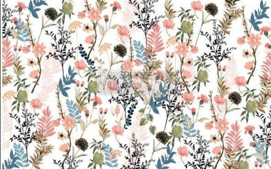 Decoupage Decor Tissue Paper - PRETTY MEADOWS - 48.3 cm x 76.2 cm Re-Design with Prima - Decoupage - Baillea's Interiors -