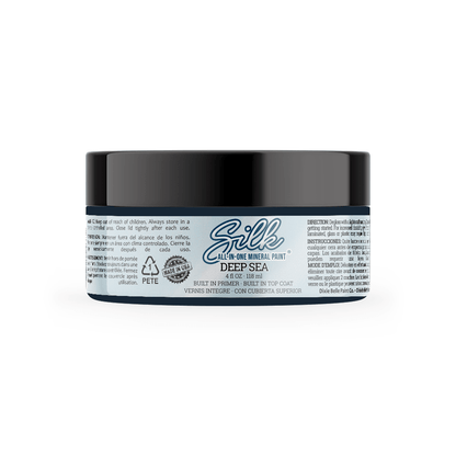 DEEP SEA Silk All-In-One Mineral Paint - 118ml - 473ml - 946ml Dixie Belle Paint - Paint - All In One - Baillea's Interiors -