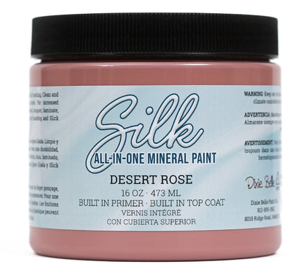 DESERT ROSE Silk All-In-One Mineral Paint - 118ml - 473ml - Dixie Belle Paint - Paint - All In One - Baillea's Interiors -
