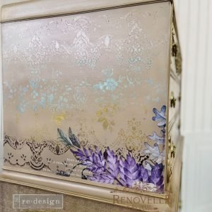 DISTRESSED WALLPAPER Decor Stencils 45.7cm x 53.3cm by ReDesign with Prima - Stencil - Baillea's Interiors -